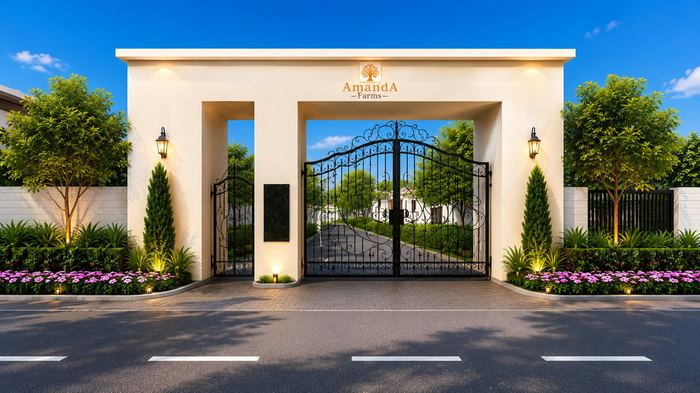 Amanda Farms main entrance gate